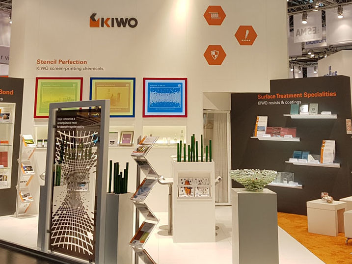 KIWO-Messestand auf der glasstec 2016