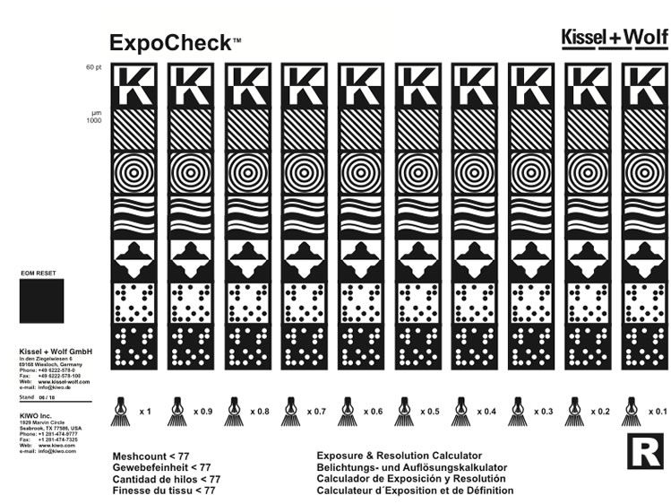 Belichtungs-Calculatoren zum Bestimmen der Kopierzeit