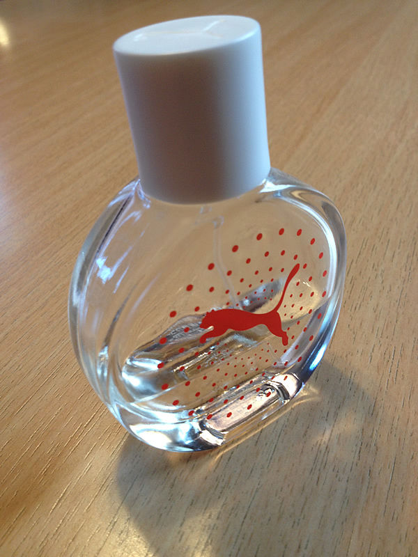 Glas Parfume Flakon Siebdruck
