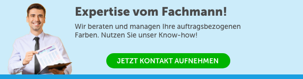 Wir beraten und managen Ihre auftragsbezogenen Farben. Nutzen Sie den Farbmischservice!