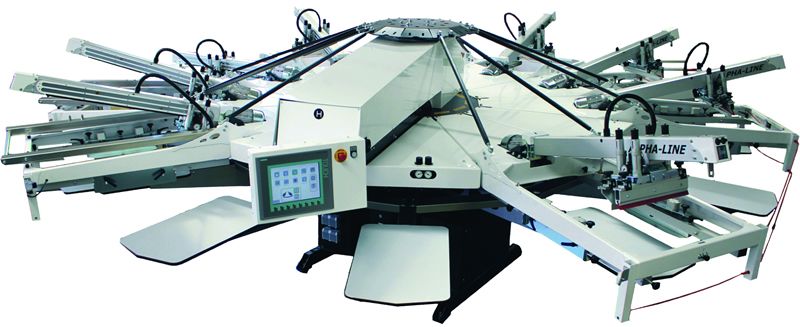 Textil-Direktsiebdruck | Siebdruckmaschinen