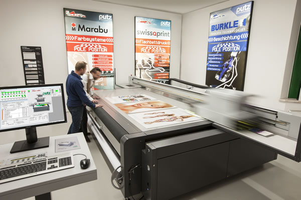 Siebdruck-Partner Putz Drucktechnik Maschine