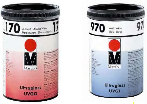 UV-härtende Farbe für Glasdruck